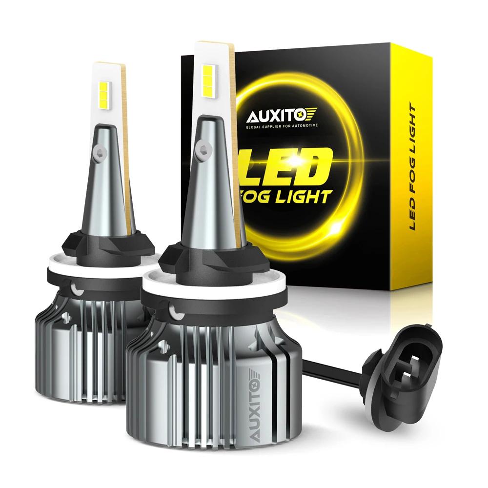 AUXITO-2x H27 LED 881 880 LED , H27W/1 H27W/2 LED ڵ Ȱ 6500K  3000K Ȳ  ڵ    12V